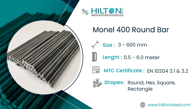 Monel 400 Round Bar Specification